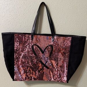 Victoria’s Secret Sequin Tote Bag.